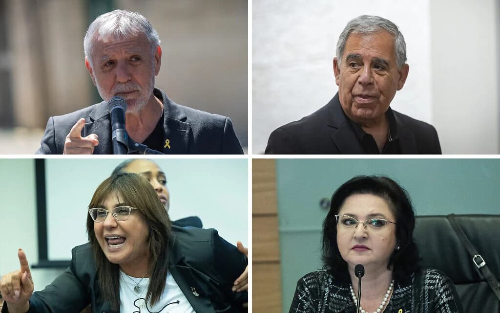 Yesh Atid MKs who stepped aside from the 2026 election run on the B'Yachad slate